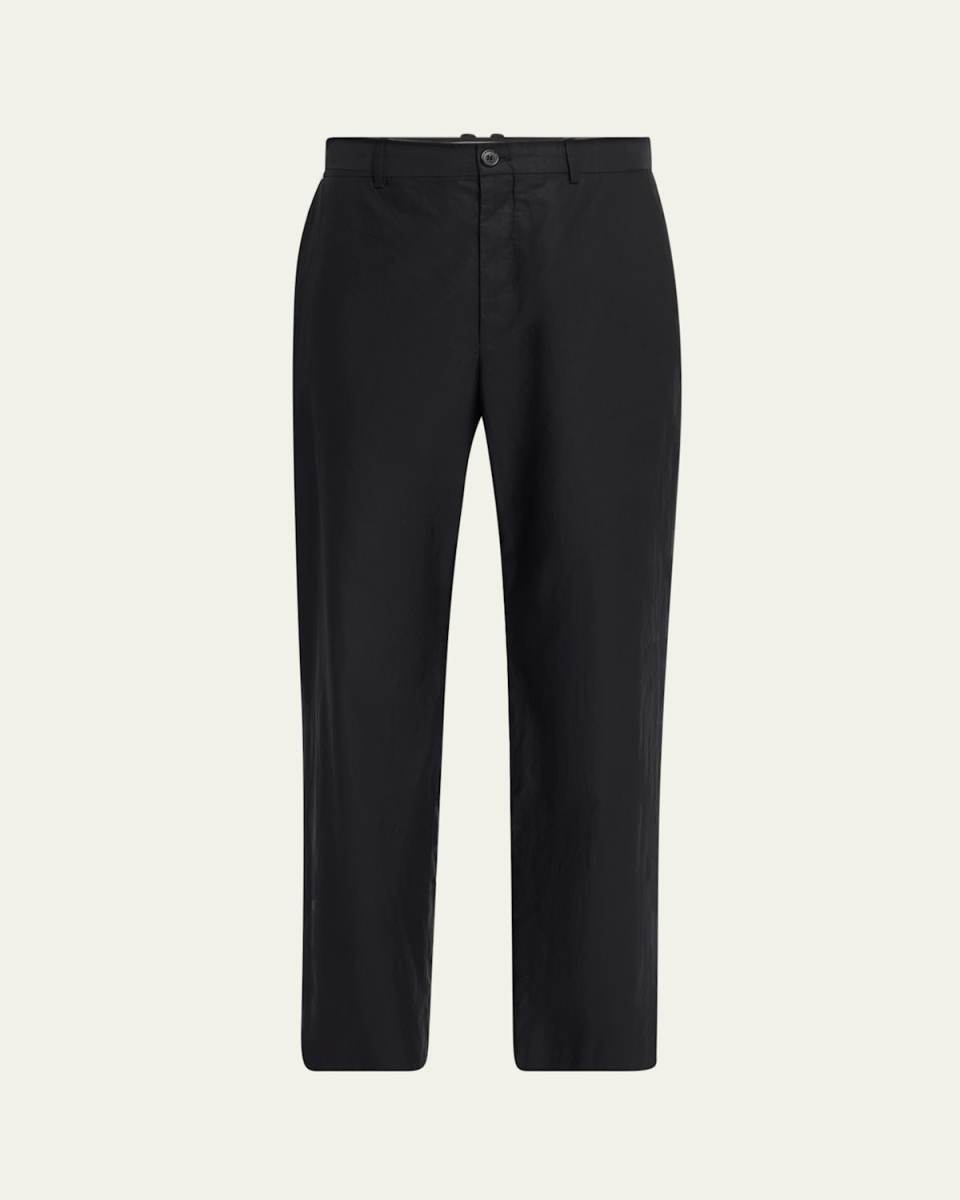 Zuzana Cotton Straight-Leg Ankle Pants